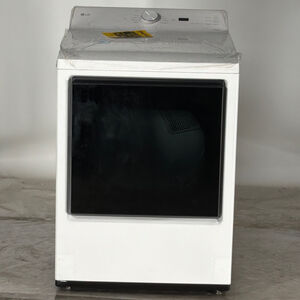 LG 27 in. 7.3 cu. ft. Smart Electric Dryer with AI Sensor Dry - Alpine White (Open Box Good Condition), , hires