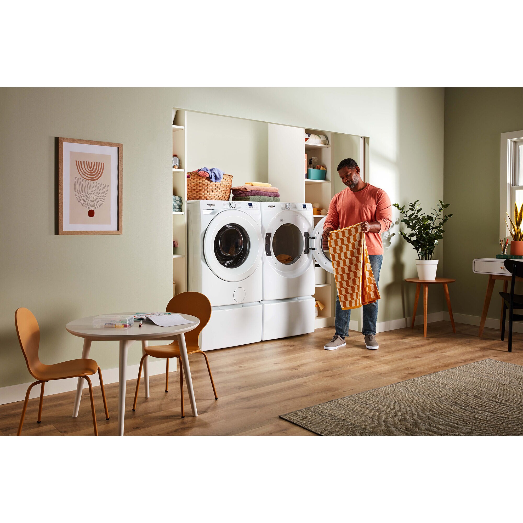 Whirlpool washer and dryer with pedestals store