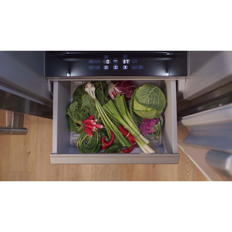 KitchenAid 48 in. 30.0 cu. ft. Built-In Counter Depth Side-by-Side Refrigerator with Ice Maker - Custom Panel Ready, Custom Panel Required, hires