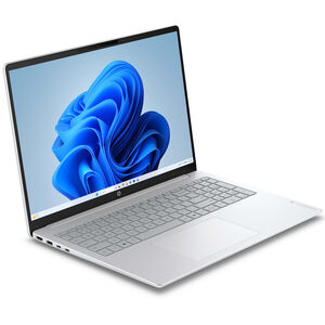 HP OmniBook 3 16 in. Touch Screen Notebook with Copilot, Intel Core Ultra 7 255U, 12-Core CPU, Intel GPU, 16 GB RAM, 512 GB SSD, up to 10.5 Hrs. of Battery Life & Windows 11 Home - Glacier Silver, , hires