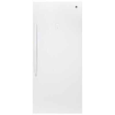 GE 33" 21.3 Cu. Ft. Upright Freezer - White | FUF21DLRWW