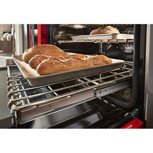 KitchenAid 30 in. 4.1 cu. ft. Smart Convection Oven Freestanding Gas Range with 4 Sealed Burners - Stainless Steel, , hires