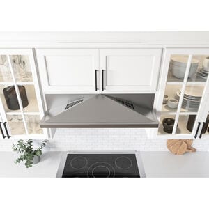 Zephyr 30 in. Convertible Standard Style Range Hood with 400 CFM, 3 Fan Speeds & 2 LED Lights - Stainless Steel, , hires