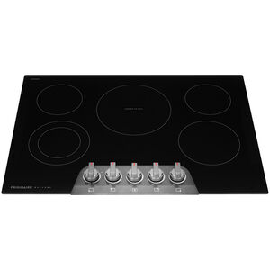Frigidaire Gallery 30 in. 5-Burner Electric Cooktop with Simmer Burner & Power Burner - Black Stainless Steel, , hires