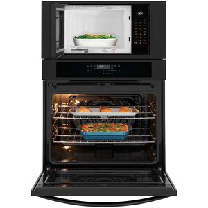Frigidaire 30 in. 6.9 cu. ft. Electric Microwave/Wall Oven Combo with Standard Convection & Sensor Cooking - Black, , hires