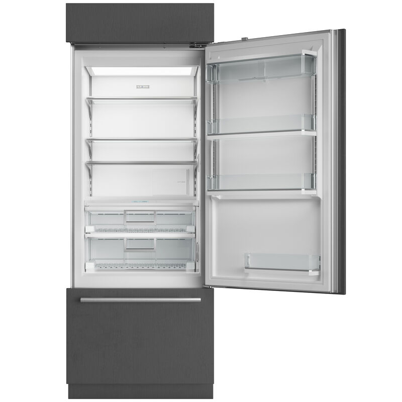 Sub-Zero Classic Series 30 in. Built-In 17.0 cu. ft. Smart Counter Depth Bottom Freezer Refrigerator with Internal Water Dispenser & Professional Handles - Stainless Steel, , hires