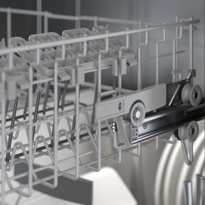 Bosch 800 Series 24 in. Top Control Smart Dishwasher with 42 dBa Sound Level, 3rd-Rack, CrystalDry & Pocket - Stainless Steel, Stainless Steel, hires