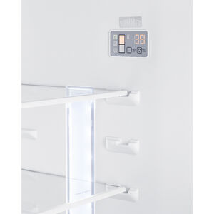 Summit Thin Line Series 28 in. 14.0 cu. ft. Counter Depth Bottom Freezer Refrigerator - Stainless Steel, , hires