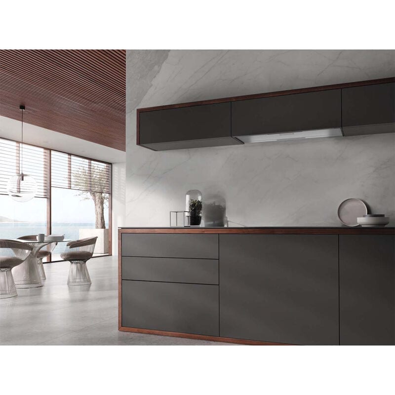 Miele 34 in. Smart Convertible Standard Style Range Hood with 495 CFM, 3 Fan Speeds & 1 LED Light - Stainless Steel, , hires