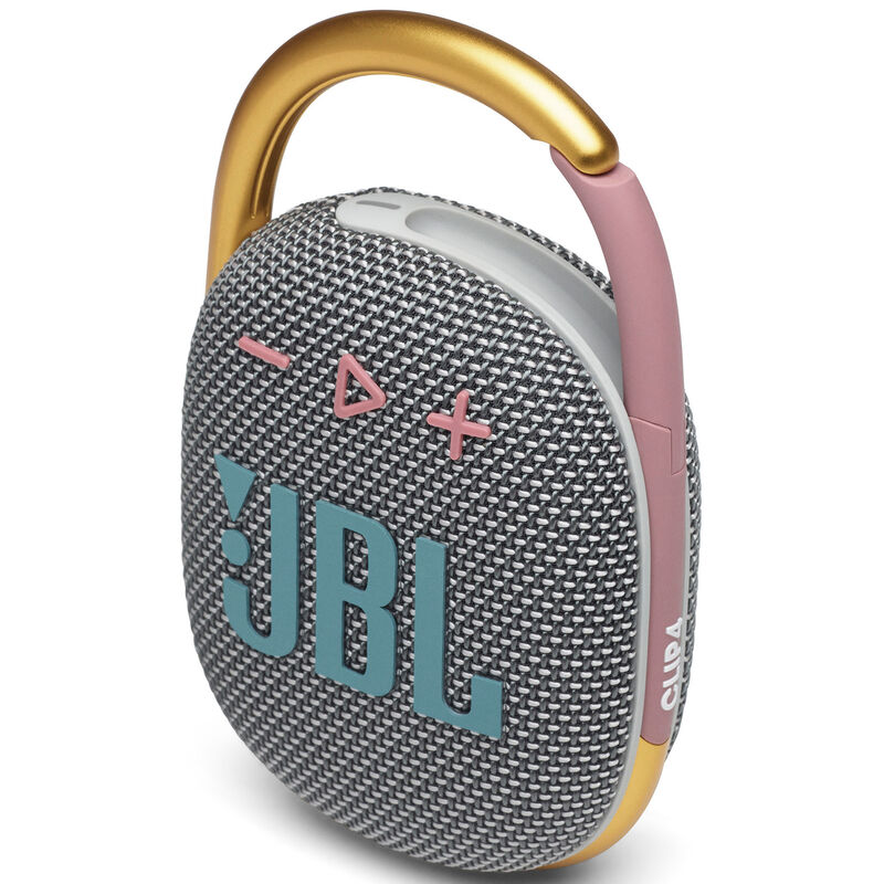 JBL CLIP 4 Portable Bluetooth Speaker - Gray, Gray, hires