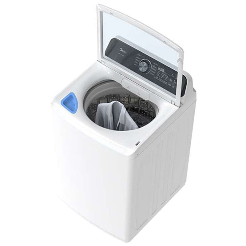 Midea 27 in. 4.5 cu. ft. Smart Top Load Washer - White, , hires