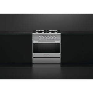 Fisher & Paykel Series 7 30 in. 3.5 cu. ft. Standard Convection Gas Range with 4 Sealed Burners - Stainless Steel, , hires