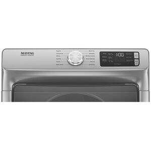 Maytag 27 in. 7.3 cu. ft. Stackable Gas Dryer with Extra Power, Sanitize, Steam & Quick Dry Cycle - Metallic Slate, Metallic Slate, hires