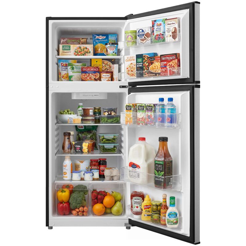 Frigidaire 24 in. 11.5 cu. ft. Counter Depth Top Freezer Refrigerator - Fingerprint-Resistant Stainless Steel Look, Stainless Steel Look, hires