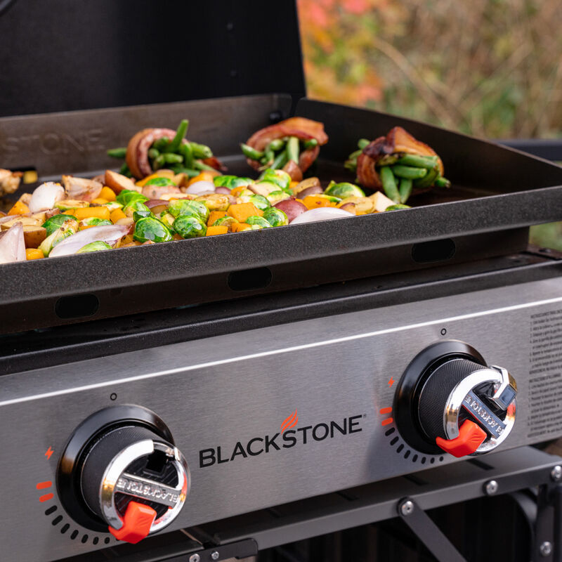 Blackstone 22 in. 2-Burner Liquid Propane Gas Flat Top Griddle with 361 sq. in. Cooking Surface - Black, , hires