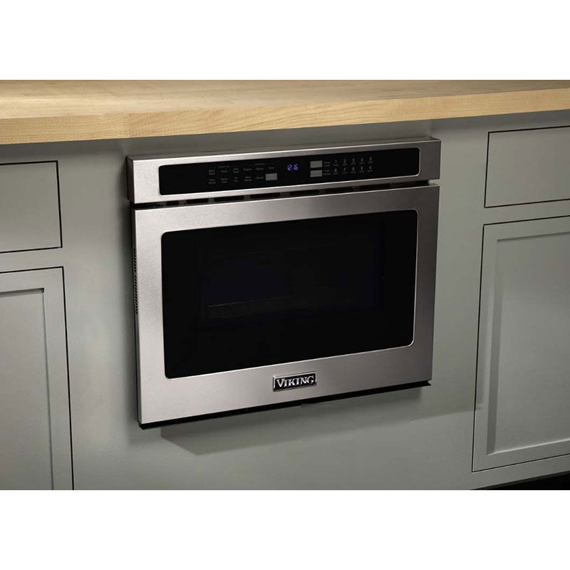 Viking 5 Series 24 in. 1.4 cu. ft. Microwave Drawer with 11 Power Levels & Sensor Cooking Controls - Stainless Steel, , hires