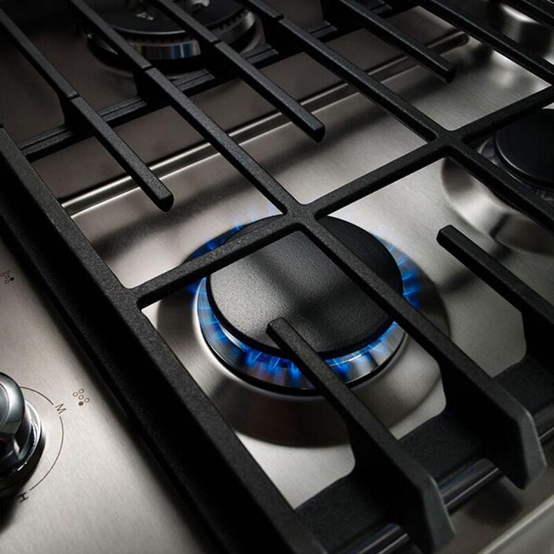 KitchenAid 30 in. 5-Burner Natural Gas Cooktop with Simmer Burner & Power Burner - Stainless Steel, , hires