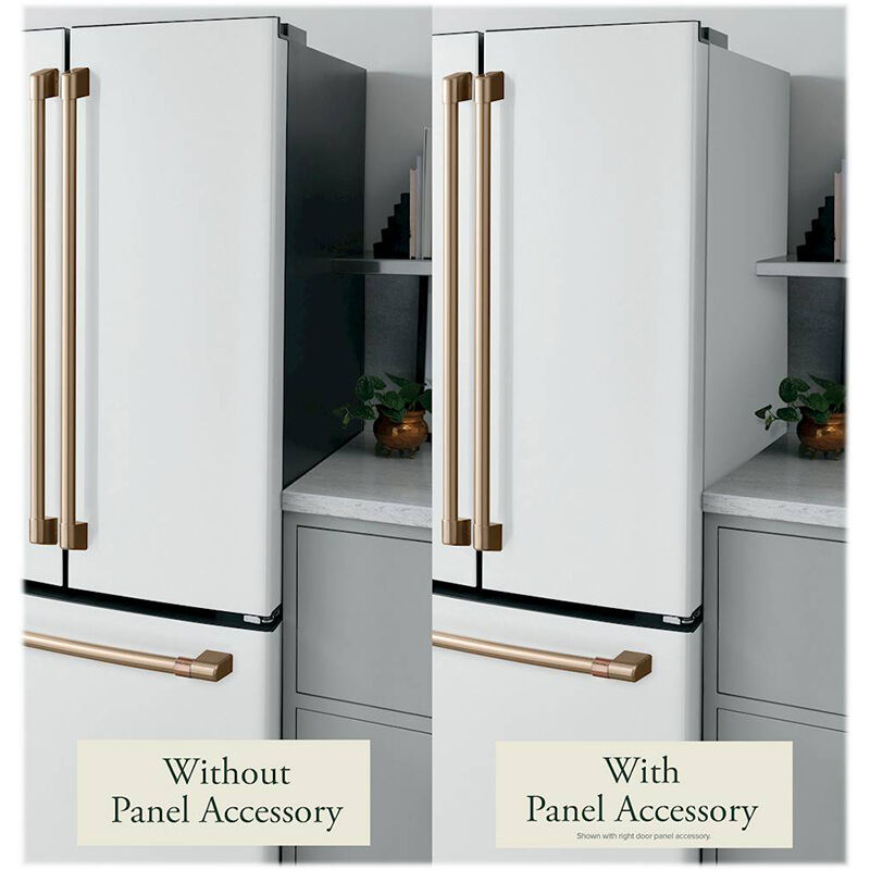 Cafe Standard Depth Refrigerator Right Side Panel - Matte White