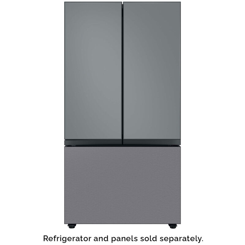 Samsung BESPOKE 3-Door French Door Bottom Panel for Refrigerators - Stainless Steel, , hires