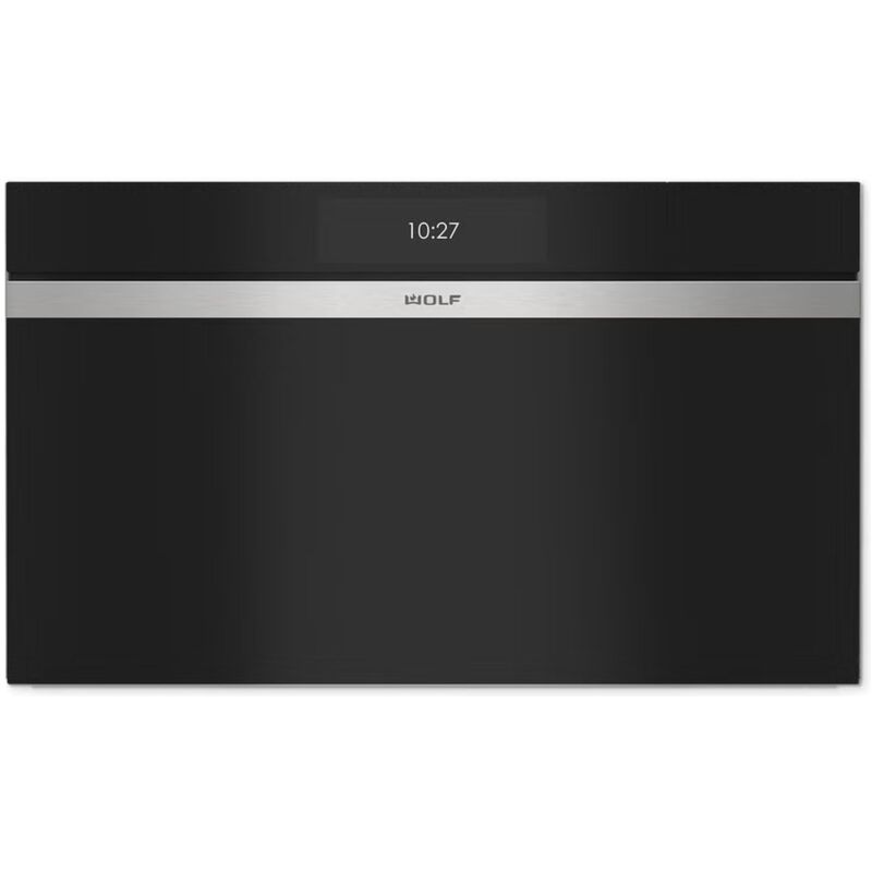 Wolf M Series 30 in. 2.4 cu. ft. Steam Electric Single Wall Oven with Dual Convection - Black - Tubular Handle, , hires