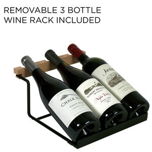 XO 15 in. Built-In/Freestanding Beverage Center with Adjustable Shelves & Digital Control Left Hinged - Stainless Steel, Stainless Steel, hires