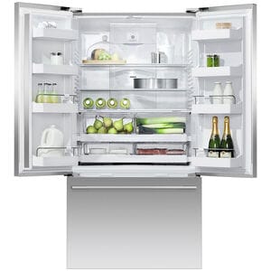 Fisher & Paykel Series-7 36 in. 20.1 cu. ft. Smart Counter Depth French Door Refrigerator - Stainless Steel, , hires