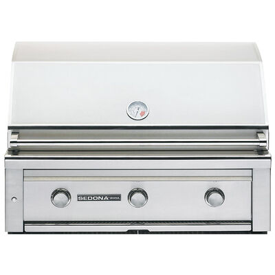 Sedona by Lynx 36 in. 3-Burner Built-In Natural Gas Grill with Rotisserie & Sear Burner - Stainless Steel | L600RNG