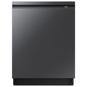 Samsung 24 in. Smart Built-In Dishwasher with Top Control, 42 dBA Sound Level, 15 Place Settings, 7 Wash Cycles & Sanitize Cycle - Black Stainless Steel, Black Stainless Steel, hires