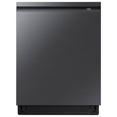 Samsung 24 in. Smart Built-In Dishwasher with Top Control, 42 dBA Sound Level, 15 Place Settings, 7 Wash Cycles & Sanitize Cycle - Black Stainless Steel | DW80B7070UG