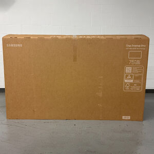 Samsung - 75" Class The Frame Pro LS03FW Neo QLED 4K UHD Smart Tizen TV (Open Box Good Condition), , hires