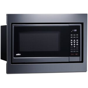 Summit 24 in. 1.2 cu. ft. 1000W Built-In Microwave - Stainless Steel (Trim Kit Included), , hires