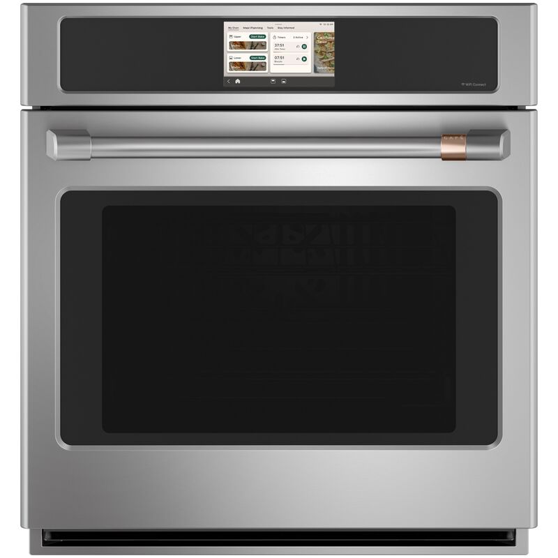 Cafe Professional Series 30 in. 5.0 cu. ft. Smart Electric Single Wall Oven with True European Convection - Stainless Steel, , hires