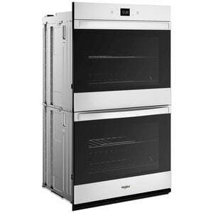 Whirlpool 30 in. 10 cu. ft. Smart Top Control Electric Double Wall Oven with Standard Convection - White, White, hires