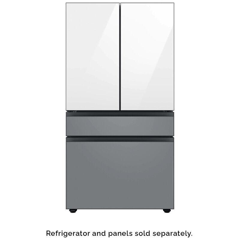Samsung BESPOKE 4-Door French Door Middle Panel for Refrigerators - Matte Grey Glass, , hires