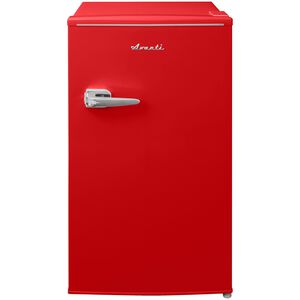 Avanti 18 in. 3.1 cu. ft. Mini Fridge with Freezer Compartment - Red, Red, hires