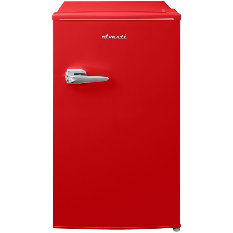Avanti 18 in. 3.1 cu. ft. Mini Fridge with Freezer Compartment - Red, Red, hires