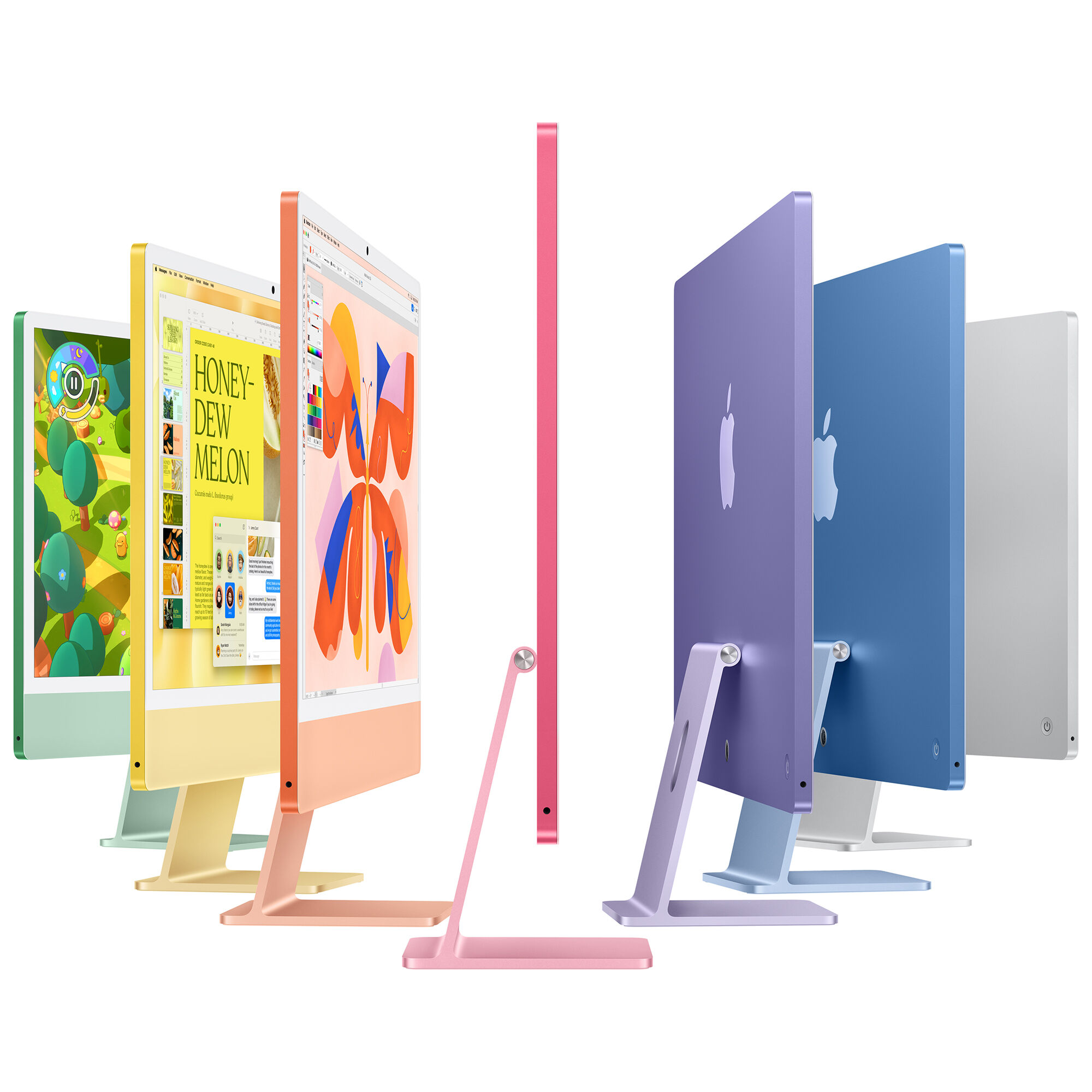Apple iMac 24 in. (2024) with Apple M4 10-Core CPU, 10-Core GPU