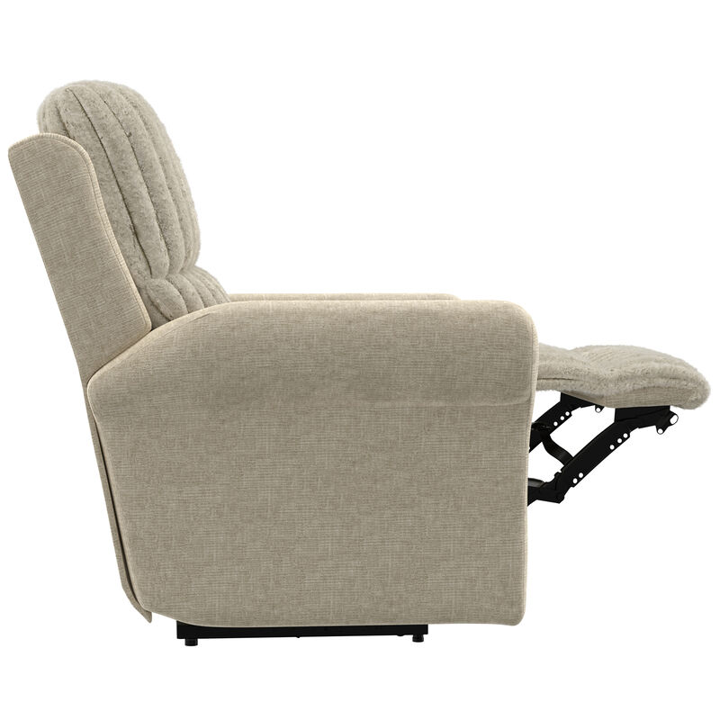 Jackson Furn Foxy Power Lay Flat Recliner with Zero Gravity - Porcelain, , hires