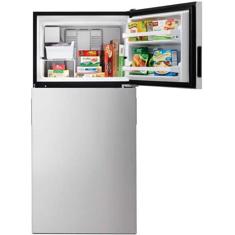 Whirlpool 30 in. 18.2 cu. ft. Top Freezer Refrigerator - Stainless Steel, , hires