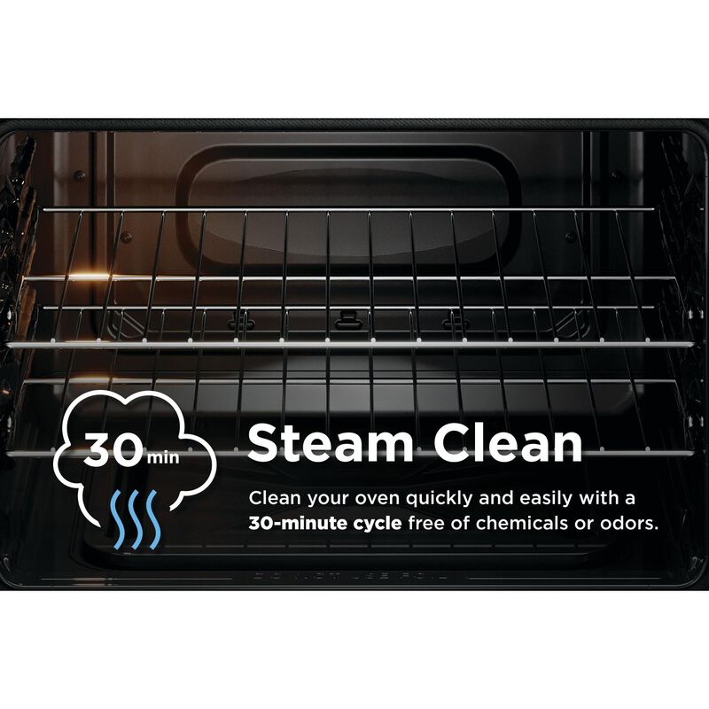 Frigidaire 30 in. 5.3 cu. ft. Air-Fry Standard Convection Electric Range with Smoothtop Burners - Stainless Steel, , hires