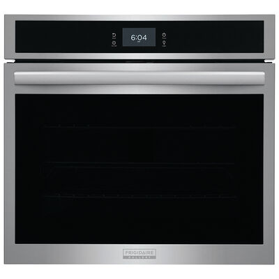 Frigidaire Gallery 30" 5.3 Cu. Ft. Electric Single Wall Oven with Standard Convection & Self Clean - Stainless Steel | GCWS3067AF