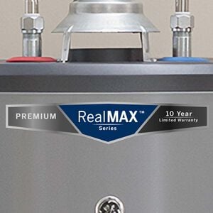 GE RealMax Premium LP Gas 50 Gallon Tall Water Heater with 10-Year Parts Warranty, , hires