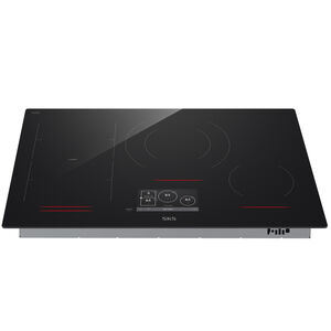 SKS 30 in. 4-Burner Smart Induction Cooktop with Simmer Burner & Power Burner - Black, , hires