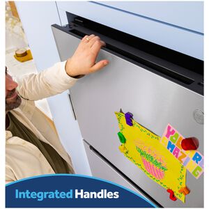 GE 30 in. 21.0 cu. ft. Garage-Ready Top Freezer Refrigerator - Fingerprint Resistant Stainless, Fingerprint Resistant Stainless, hires