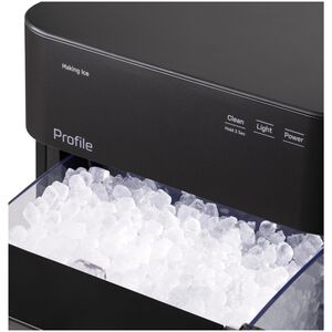GE Profile 11 in. Smart Ice Maker with 3 lb. Ice Storage, Auto Defrost & Digital Control - Carbon Black, , hires