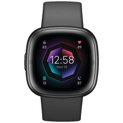Fitbit Sense 2 Advanced Health & Fitness Smartwatch - Shadow Grey / Graphite Aluminum | FB521BKGB-US