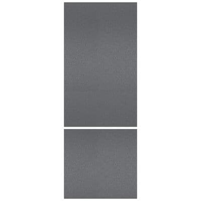 Gaggenau 30 in. Door Panel for Bottom Freezer Refrigerator - Dark Brushed Stainless Steel | RVA428720