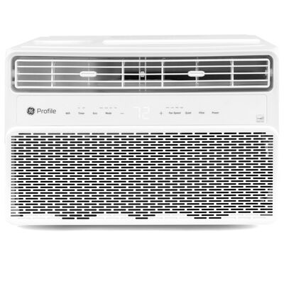 GE Profile 10,000 BTU Smart Energy Star Window Air Conditioner with Inverter, 3 Fan Speeds & Remote Control - White | PWDV10WWF