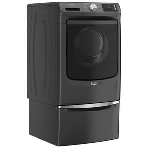 Maytag Pet Pro 27 in. 5.0 cu. ft. Smart Stackable Front Load Washer with Sanitize & Steam Cycle - Volcano Black, Volcano Black, hires