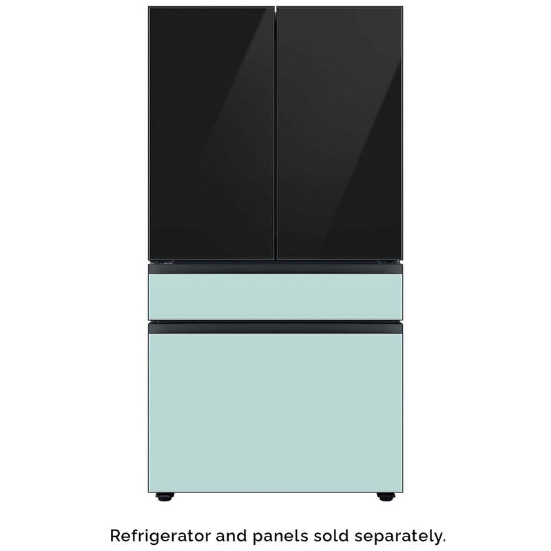 Samsung BESPOKE 4-Door French Door Bottom Panel for Refrigerators - Morning Blue Glass, , hires